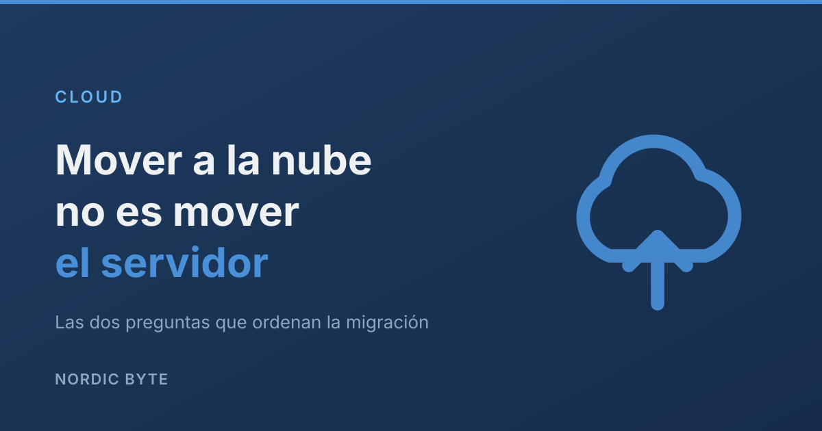 Llevar a la nube la aplicación de la que depende tu empresa